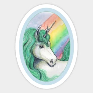 Rainbow unicorn Sticker